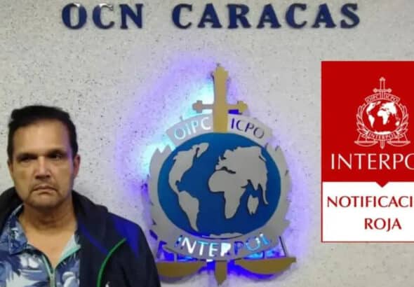 An active Red Noticed was issued by Interpol for Leonard Glenn Francis. Photo: Interpol Venezuela.