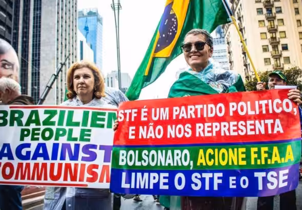 Bolsonaro supporters on September 7 in São Paulo. Photo: Junior Lima.