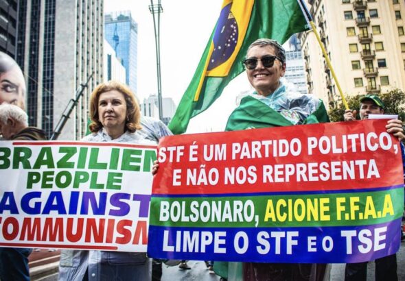 Bolsonaro supporters on September 7 in São Paulo. Photo: Junior Lima.