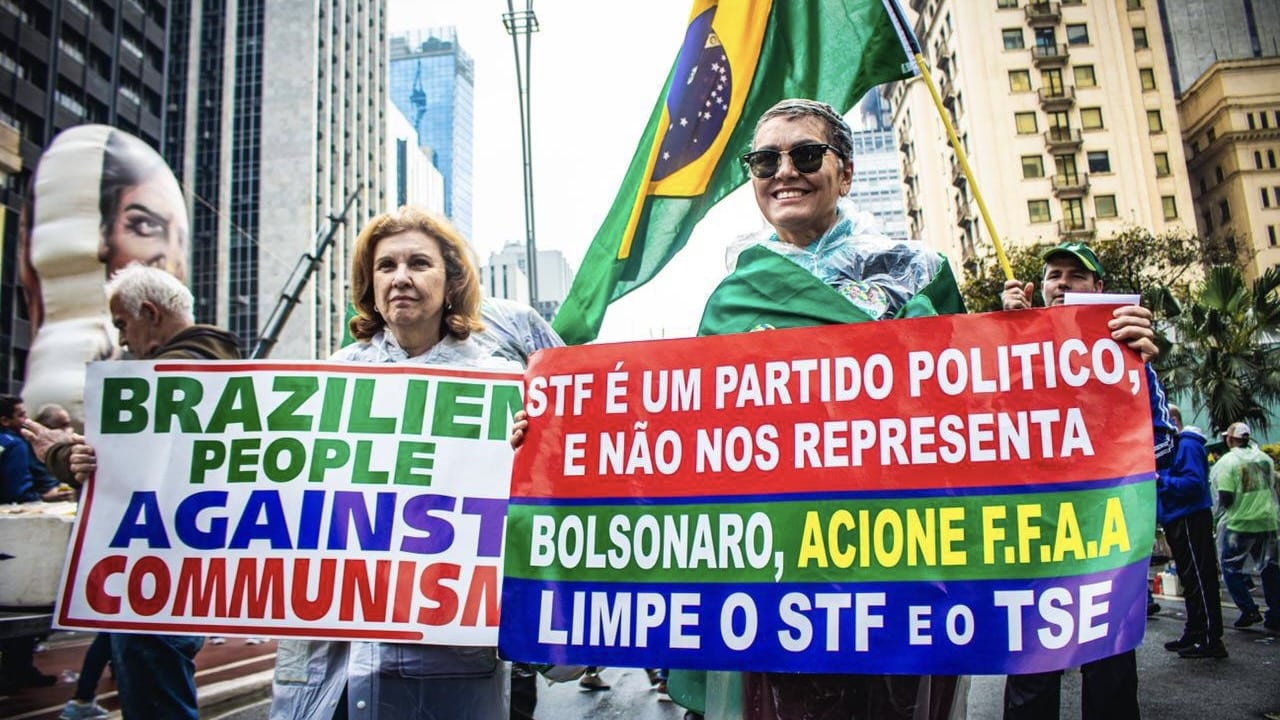 Bolsonaro supporters on September 7 in São Paulo. Photo: Junior Lima.