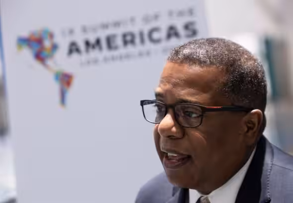 US Undersecretary of State for the Western Hemisphere Brian Nichols during the Summit of the Americas. Photo: EFE/Alberto Valdés.