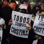 Argentinians march in support of Vice President Cristina Fernández de Kirchner after she survived an assassination attempt. Photo: Martin Cossarini/DPA/Abacapress.
