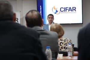Tito López, president of Cifar. Photo: Twitter/@JohannAlvarez8.
