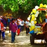 Celebration of the Virgen of the Nancite, community of Cuajachillo No. 2, Ciudad Sandino. Photo: Casa Benjamin Linder.