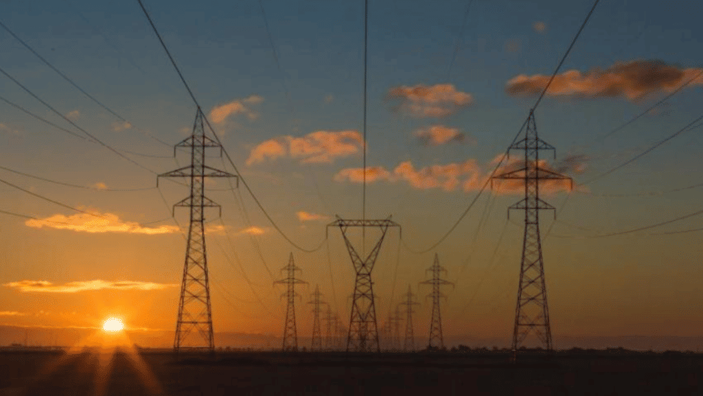 View of a section of an electric grid. File photo.