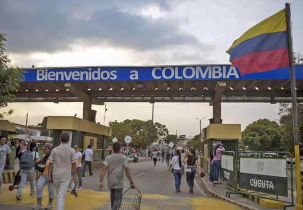 Border crossing between Colombia and Venezuela in Táchira state. Photo: RedRadioVE.