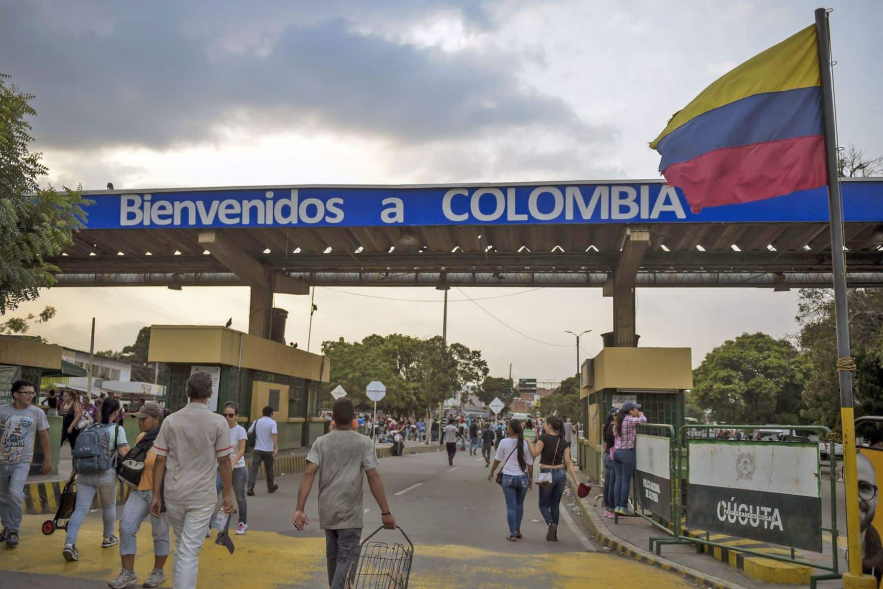 Border crossing between Colombia and Venezuela in Táchira state. Photo: RedRadioVE.