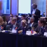 Venezuelan Foreign Minister Carlos Faría at a meeting. Photo: File photo.