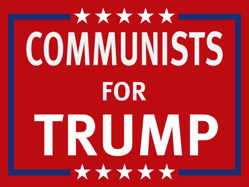 "MAGA Communism" wants to keep the US imperialist structure intact. Photo: Twitter/@ComradeKingZ
