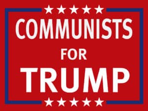 "MAGA Communism" wants to keep the US imperialist structure intact. Photo: Twitter/@ComradeKingZ