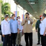 President Maduro at PDVSA's Petrocedeño Industrial Complex, on Friday, September 9. Photo: Presidential Press.