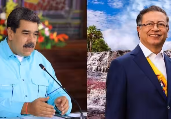Venezuelan President Nicolás Maduro (left) and Colombian President Gustavo Petro (right). Photo: Twitter/@NicolasMaduro and @PetroGustavo.