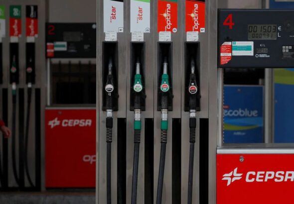 A fuel station showing prices of different types and brands of fuel. Photo: Reuters/Jon Nazca.