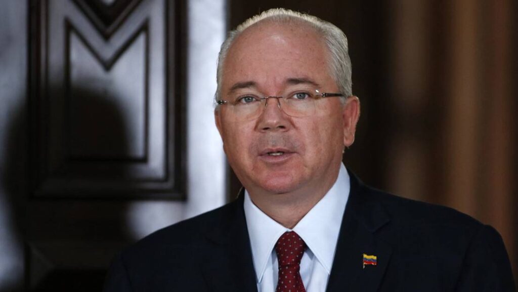 Rafael Ramírez, former PDVSA head and former oil minister of Venezuela, accused of mega-corruption and embezzlement of the Venezuelan oil industry. File photo.