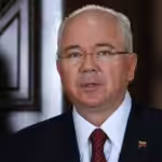 Rafael Ramírez, former PDVSA head and former oil minister of Venezuela, accused of mega-corruption and embezzlement of the Venezuelan oil industry. File photo.