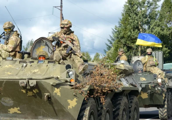 Ukrainian military exercise "Cossack Will" in 2018. Photo: Ukraine's Ministry of Defense.