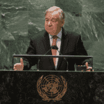 UN Secretary General Antonio Guterres addressing the UN Security Council. File photo.