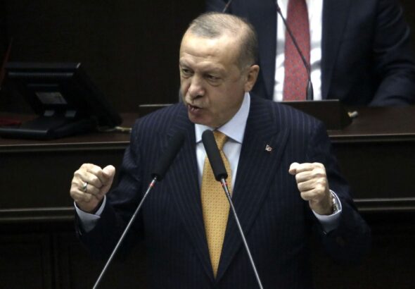 Turkish President Recep Tayyip Erdogan. File photo.