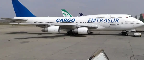 The Mahan Airlines 747 operating for Venezuela. Photo: File.