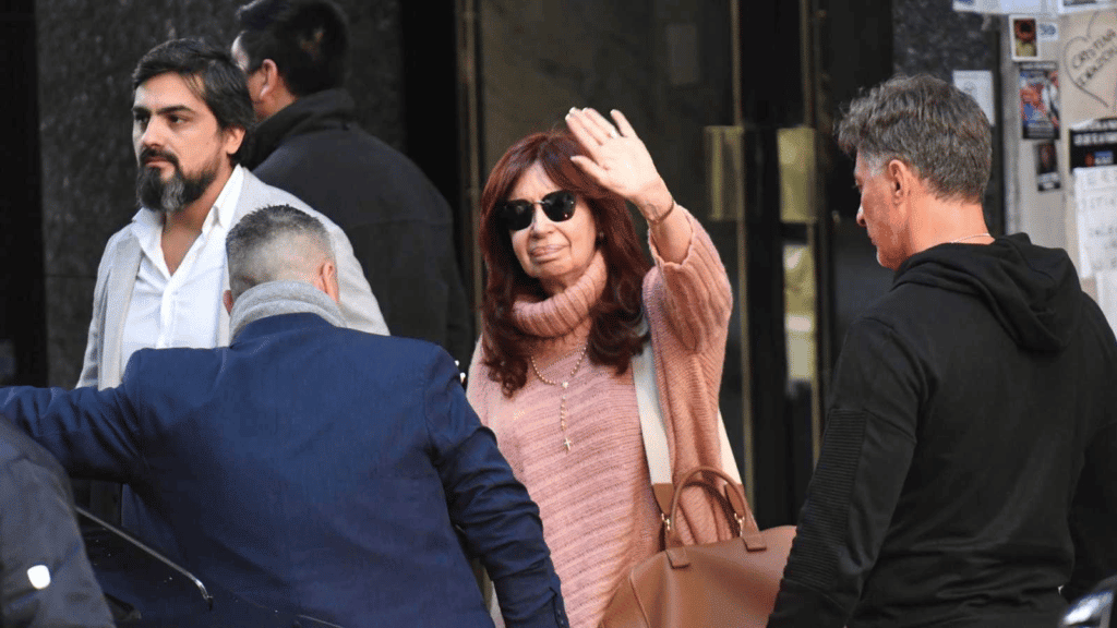 Argentinian Vice President Cristina Fernández de Kirchner the day after the assassination attempt. Photo: RTVE.