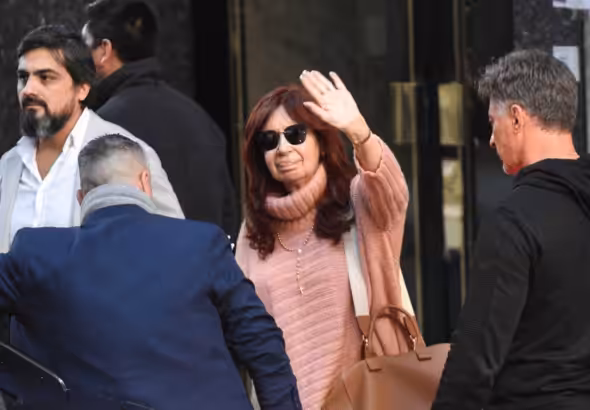 Argentinian Vice President Cristina Fernández de Kirchner the day after the assassination attempt. Photo: RTVE.