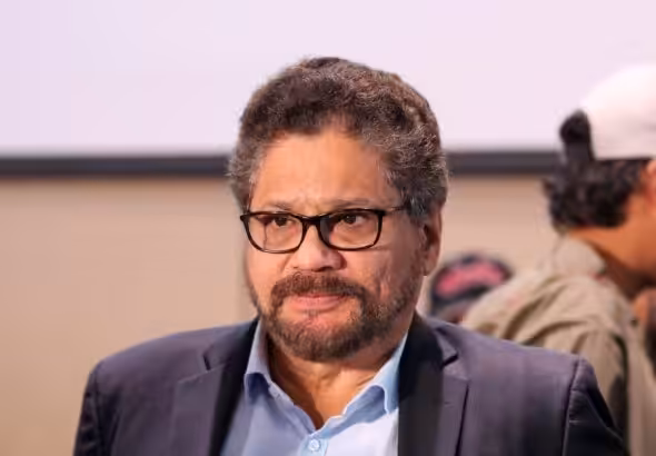 Iván Márquez, guerilla leader and member of the now defunct armed guerrilla organization Revolutionary Armed Forces of Colombia (FARC). File photo.