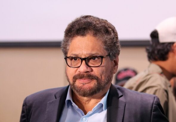 Iván Márquez, guerilla leader and member of the now defunct armed guerrilla organization Revolutionary Armed Forces of Colombia (FARC). File photo.