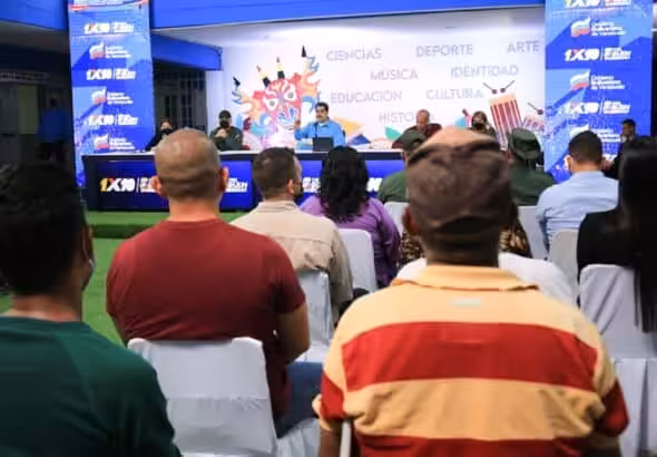 President Maduro denounces US campaign against migration from Latin American countries. Photo: Presidential Press.