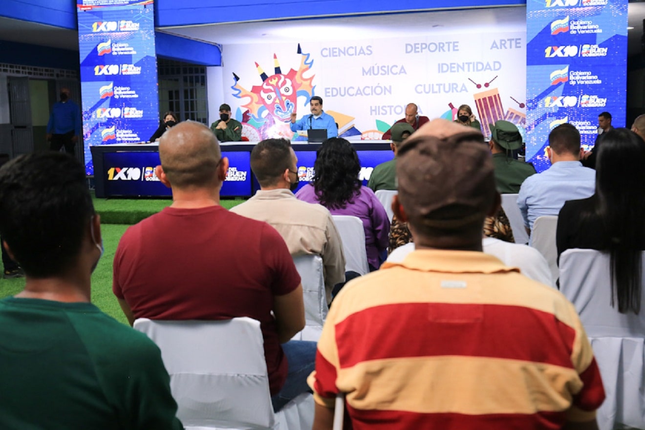 President Maduro denounces US campaign against migration from Latin American countries. Photo: Presidential Press.