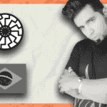 Photo composition with a photo of Argentinian Vice President Cristina Fernandez-Kirchner’s attacker together with the Black Sun Nazi symbol and the Brazilian flag. Photo: Mala Espina Check. 