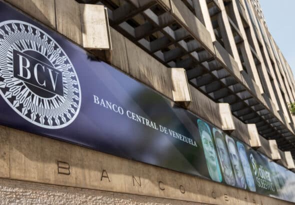 The Central Bank of Venezuela. File photo.