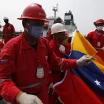 In May, Venezuela celebrated the arrival of five Iranian tankers delivering badly needed fuel to alleviate shortages in Caracas. Photo: Ernesto Vargas/AP Photo.