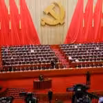 Chinese President Xi Jinping speaks during the opening ceremony of the 20th National Congress of the Communist Party of China, at the Great Hall of the People in Beijing, China October 16, 2022. Photo: Reuters/Thomas Peter.