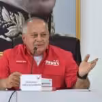 Diosdado Cabello, vice president of the United Socialist Party of Venezuela (PSUV), speaks during a press conference. File photo.