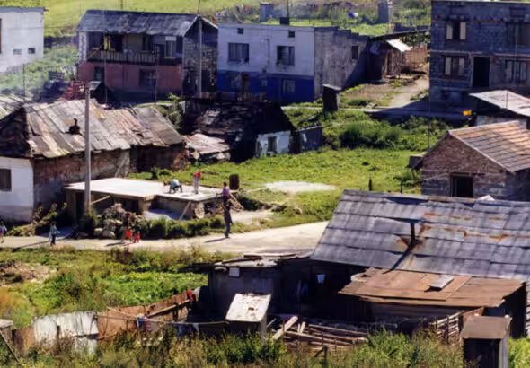 This photo shows unfavorable living conditions of Roma in different European cities. File photo.