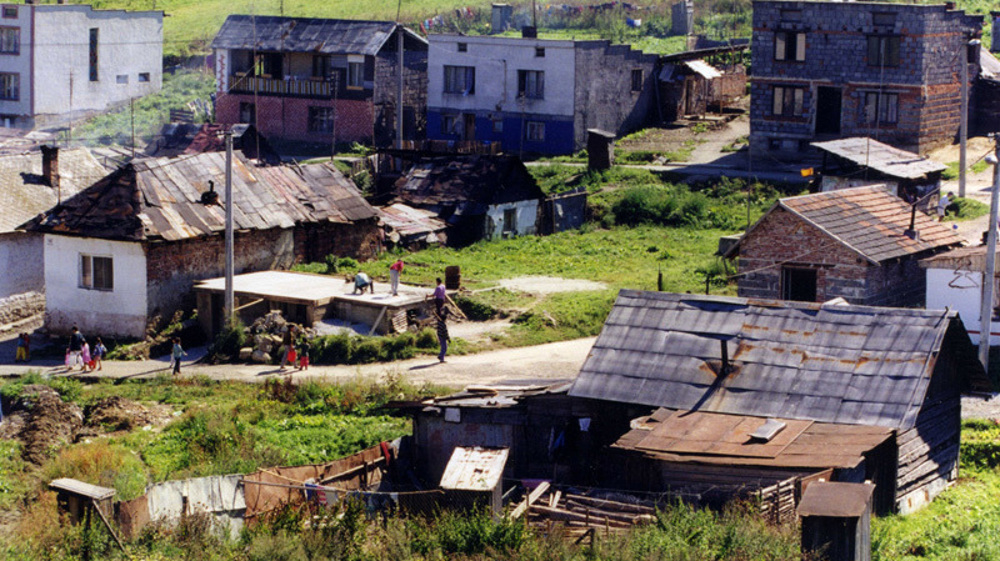 This photo shows unfavorable living conditions of Roma in different European cities. File photo.