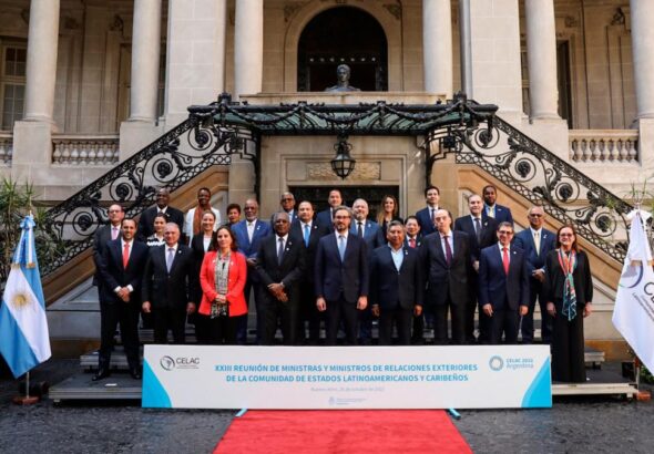 Dialogue of Foreign Ministers and High Authorities of CELAC in Buenos Aires. Photo: Twitter, @efrain_gp.
