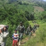 FANB troops were deployed throughout the town of Las Tejerías. Photo: @dhernandezlarez.