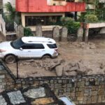 Residential area affected by flash floods in Las Delicias, Maracay, Aragua state, on Monday, October 17, 2022. Photo: Twitter.