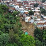 View of the area affected by torrential rains in Catia, Caracas, this Saturday, October 29, 2022. Photo: Twitter/@Jhonny_PSUV.