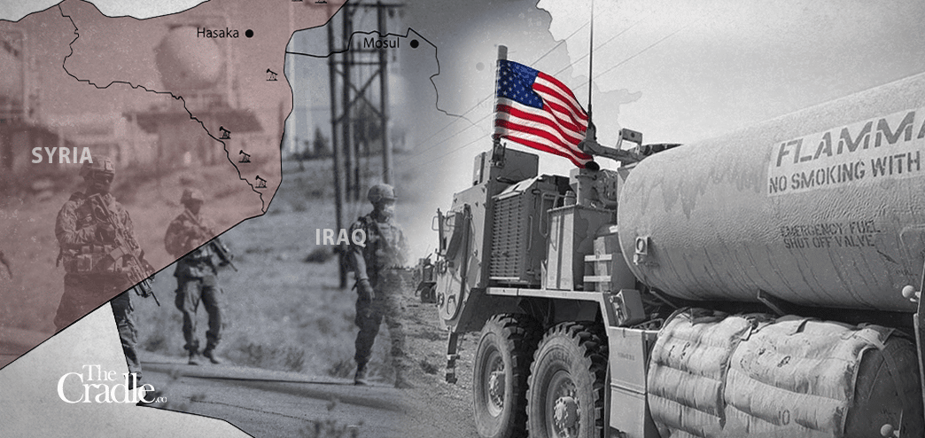 The US military and its Kurdish allies steal 80 percent of Syria’s daily oil production and smuggle it into Iraq for distribution. Photo: The Cradle.