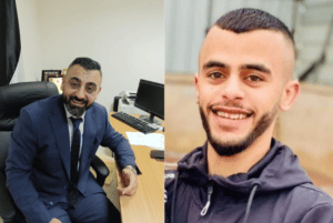 Dr. Abdullah Abu al-Teen (left) and 20-year-old Mateen Dabaya (right), killed by Israeli gunfire in Jenin. Photo: Palestine Chronicle.