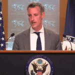 US State Department spokesperson Ned Price at press conference on Tuesday, October 11, 2022. File photo.