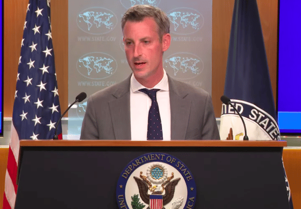 US State Department spokesperson Ned Price at press conference on Tuesday, October 11, 2022. File photo.