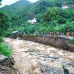 Flooding in La Guaira state due to torrential rains. Photo: Jesús Gazzaneo.