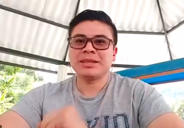 Victor Osorio, President of Colombia’s Memoria Viva Security Guards Union. Photo: AFGJ.