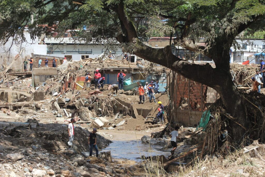 Casco Central, one of the hardest hit areas of Las Tejerías. Photo: Edys Glod