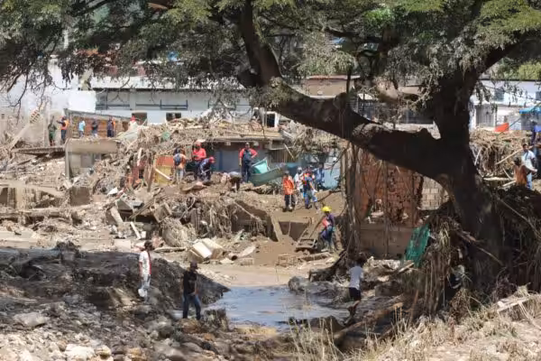 Casco Central, one of the hardest hit areas of Las Tejerías. Photo: Edys Glod