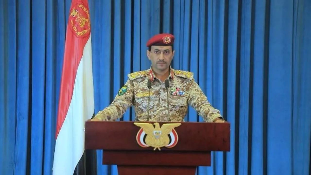 Brig. Gen. Yahya al-Sari’, the military spokesman of the Houthis. File photo.