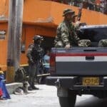 Colombian army patrolling the streets in Manizales. Photo: EFE/Luis Eduardo Noriega/File photo.